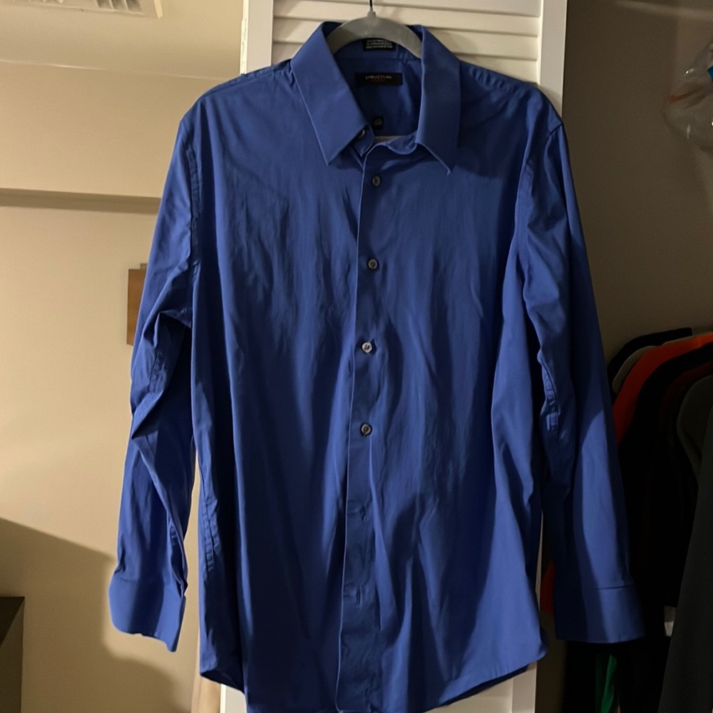 Structure slim fit men’s dress shirt